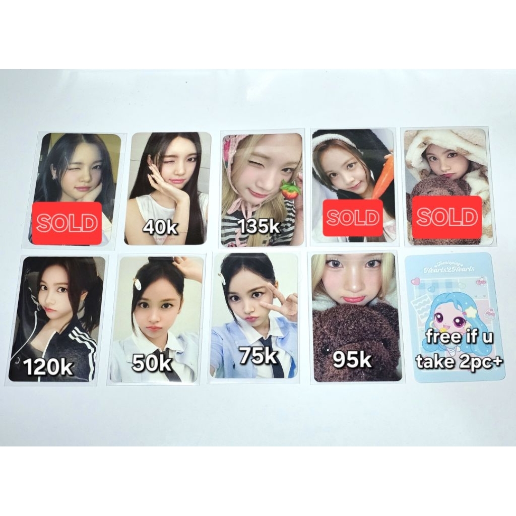 [PHOTOCARD OFFICIAL] Hearts2Hearts Carmen, Yuha, Juun