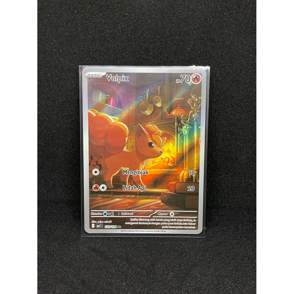 Vulpix AR Tcg Pokemon Original 100%