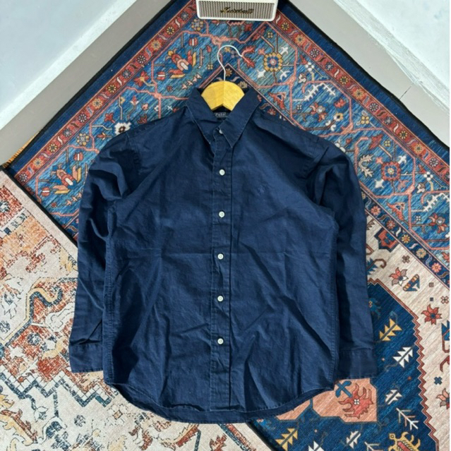 Kemeja Panjang RalphLauren Navy Second