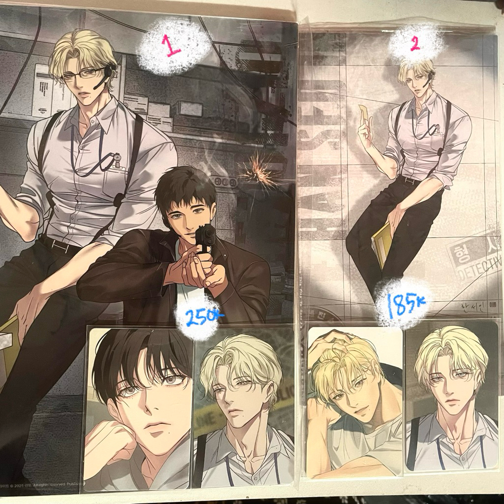 [Ready] Baca desc photocard+posca sg25 Lezhin,lezhin daybreak poster,pc seoin lezhin project set2