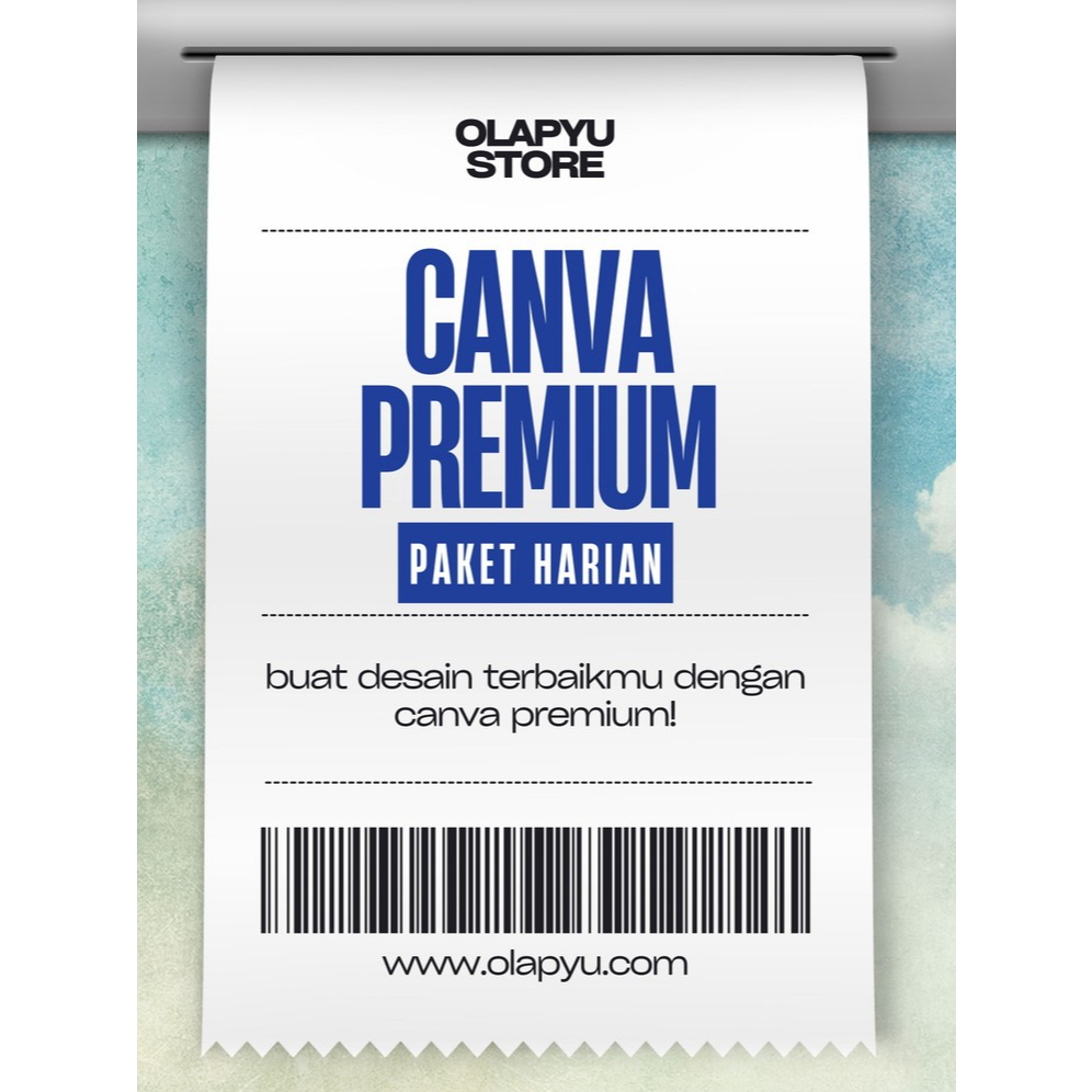 Tamplate canva premium paket harian