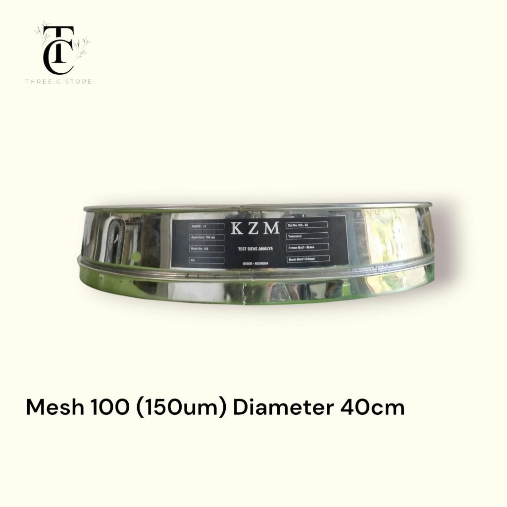 Sieve Ayakan Stainless Mesh 100 (150um) Diameter 40cm
