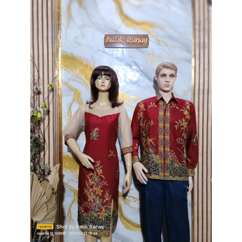 couple Dres batik Vania unggul jaya
