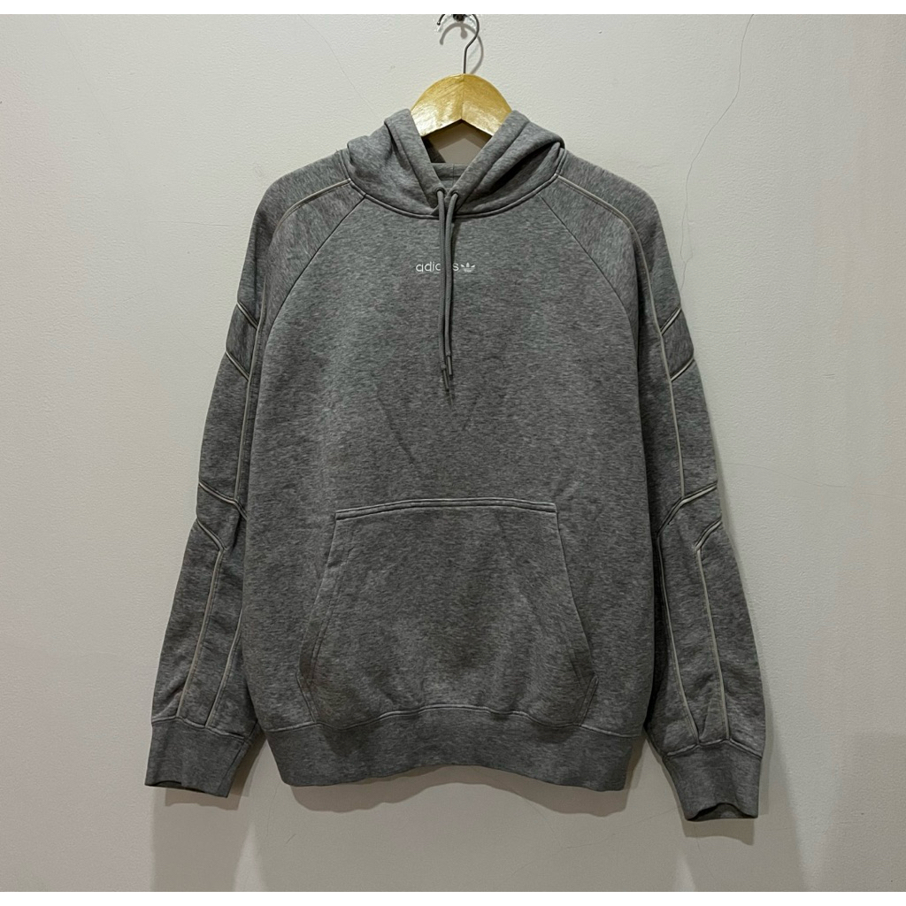 Pullover Hoodie A D - I D - A S - TRFL EQT OUTLINE Grey