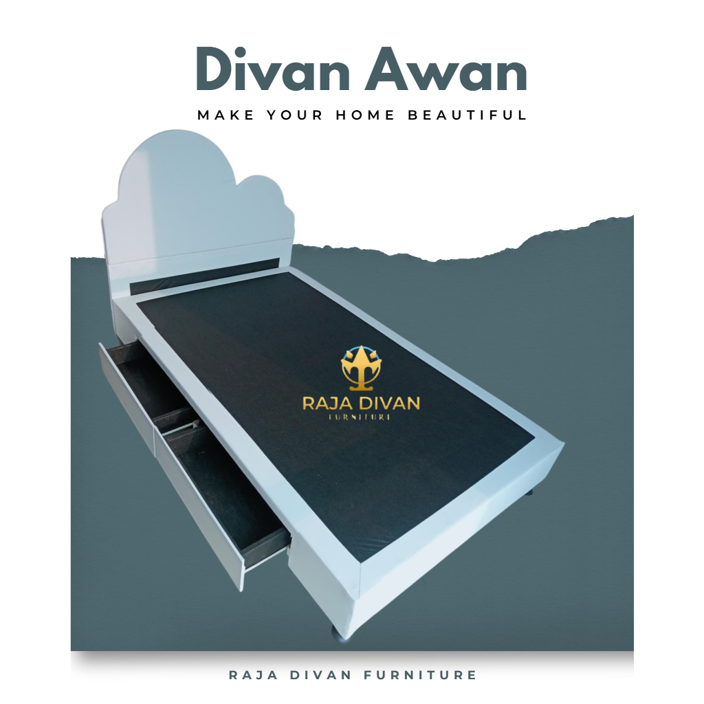 Dipan Kasur Ranjang Minimalis Model Awan  Gratis Ongkir Bandung Cimahi