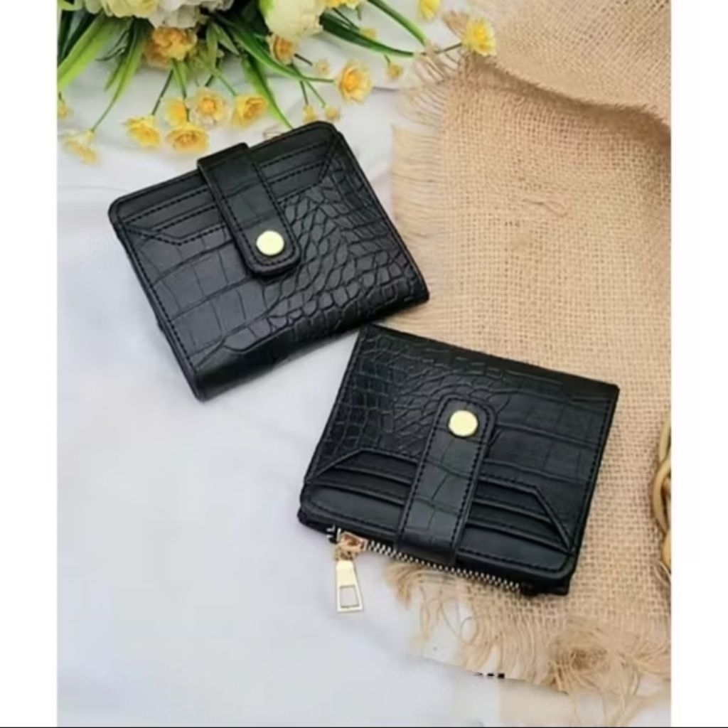 Dompet Croco Kancing / Dompet Kartu