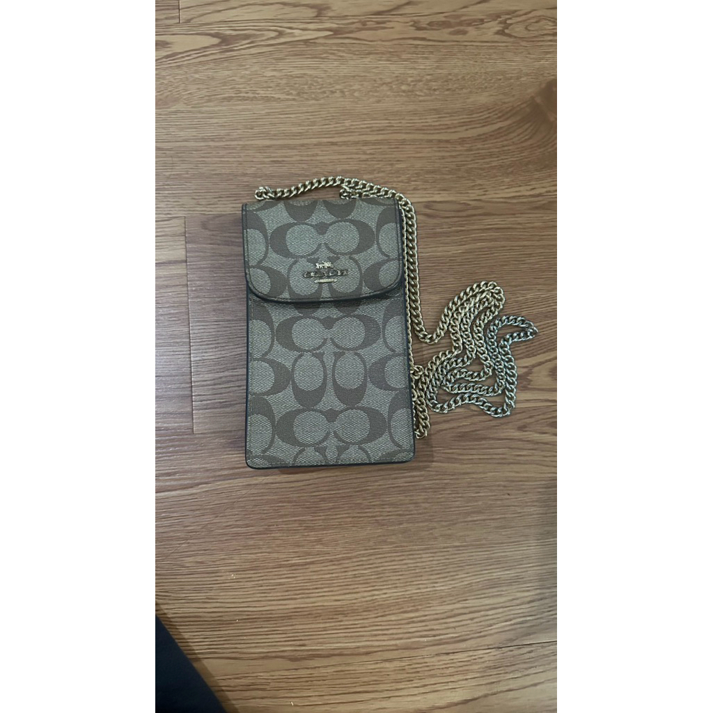 coach phone holder bag