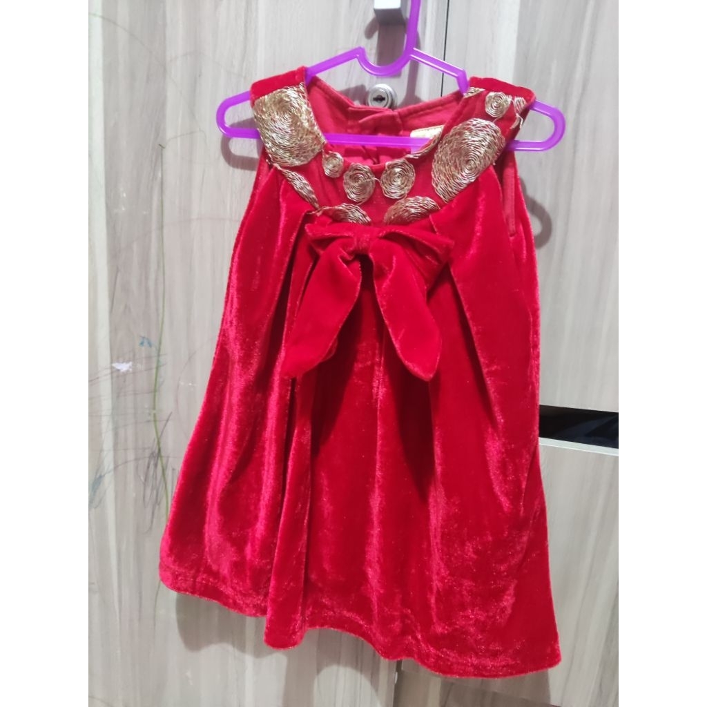preloved Eyka dress bayi toddler umur 12-18 bulan (1-1.5 tahun)