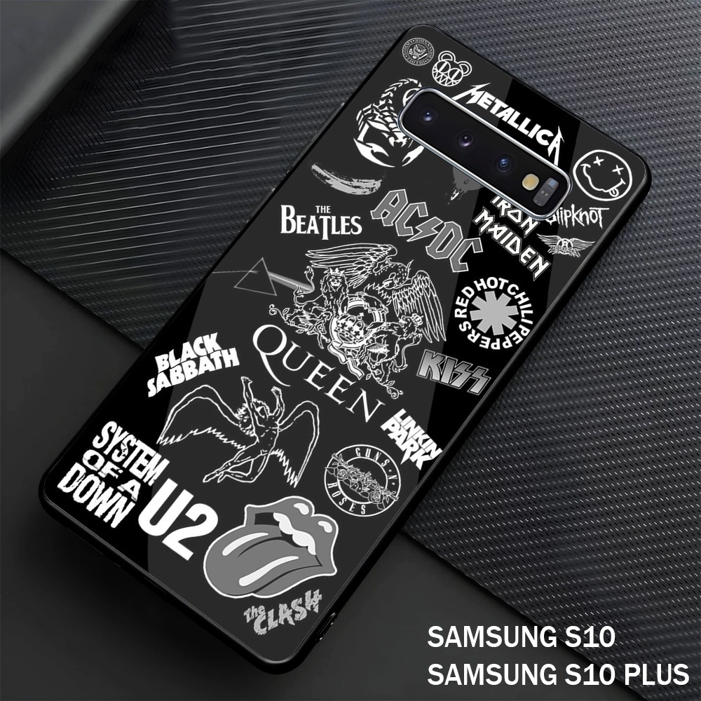 Softcase Kilau Glass Hp Terbaru Samung S10 PLUS I S10 silikon Hp Samsung S10 PLUS I S10 Case Mewah M
