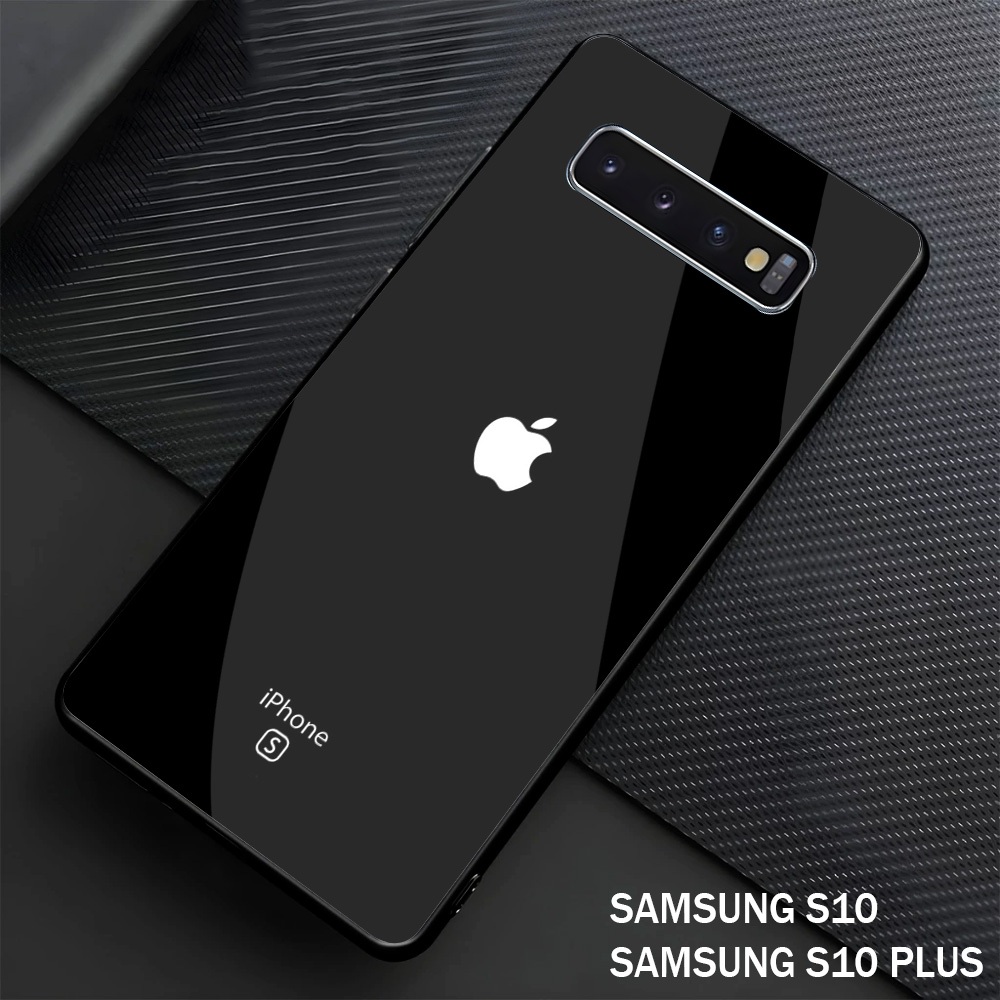 Softcase Kilau Glass Hp Terbaru Samung S10 PLUS I S10 silikon Hp Samsung S10 PLUS I S10 Case Mewah M
