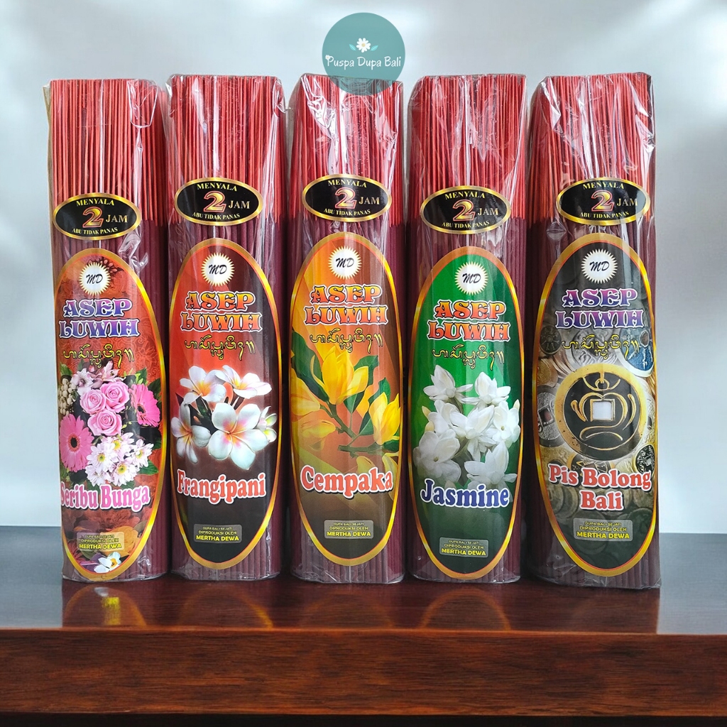 Dupa/Incense/Hio Asep Luwih Merah Aromaterapi Pengharum Ruangan Menyala 2 Jam