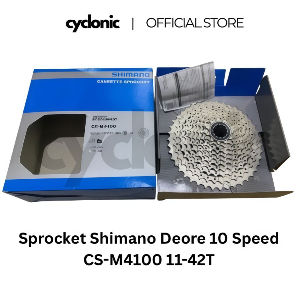 Sprocket Shimano Deore 10 Speed CS-M4100 11-42T