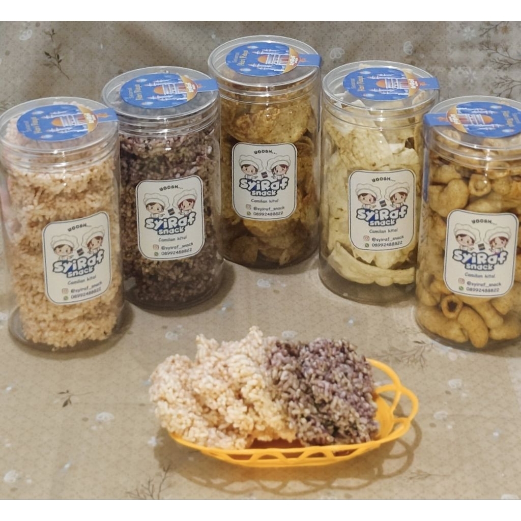 Rengginang Selondok Makaroni Asin Gurih Pedas Manis