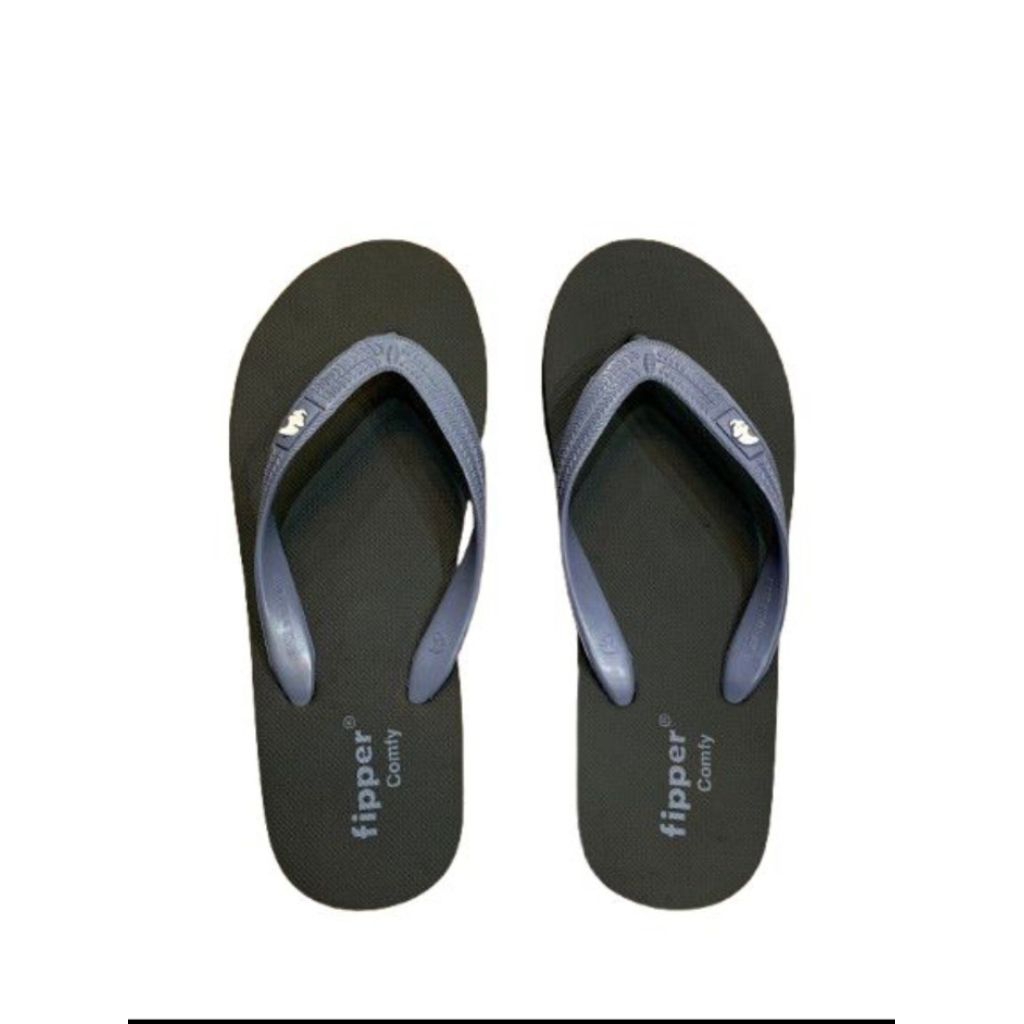 Fipper - Comfy Black / Blue Bayoux