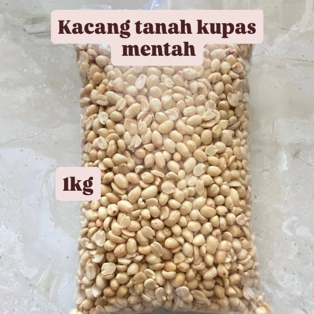 Kacang tanah  kupas 1kg