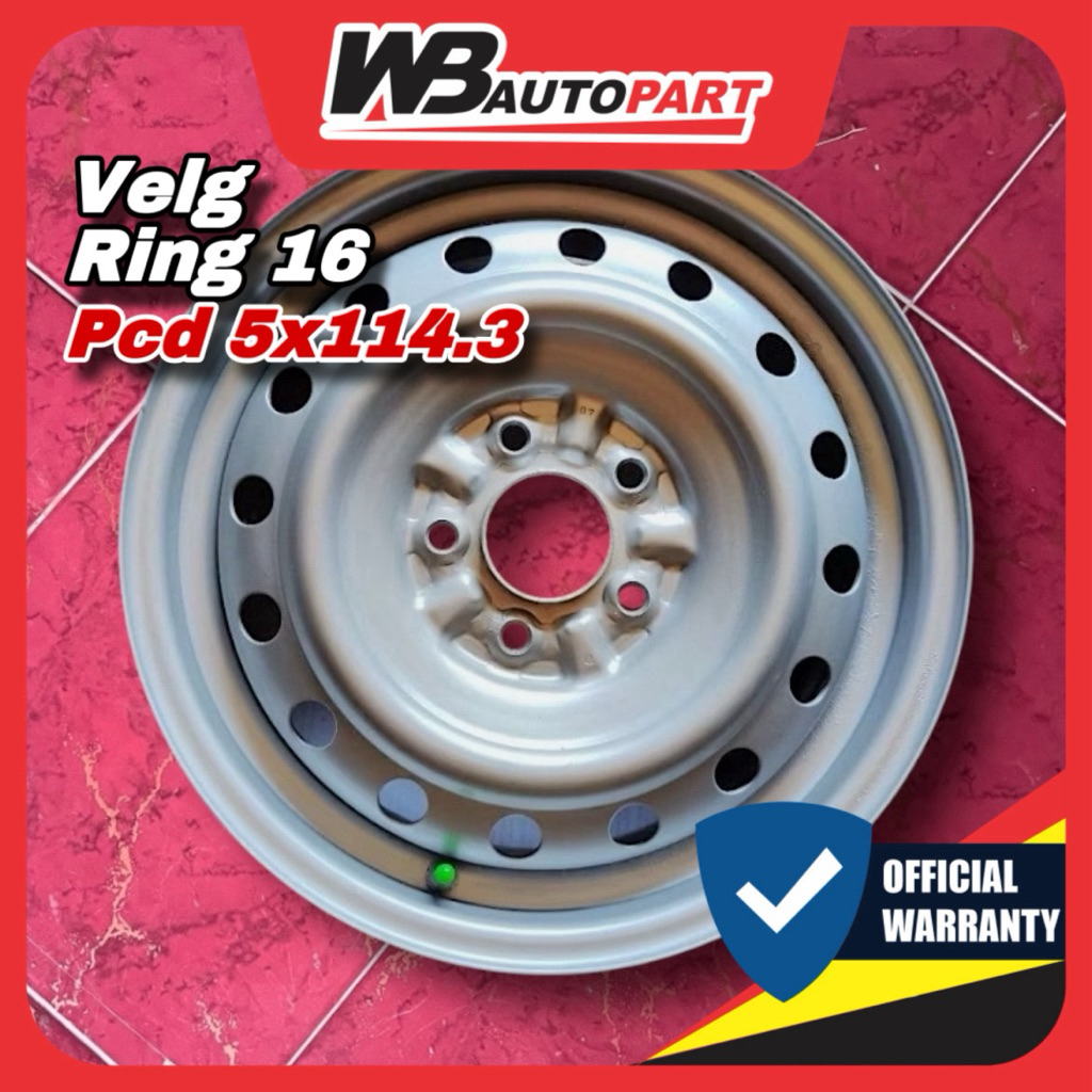 Velg kaleng/besi Ring 16 BRV Rush Innova Terios Xpander Wuling