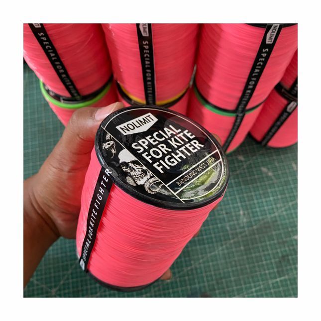 Senar Korea 6000 yard Size 045 Warna Pink Stabilo - Pengulur Layangan