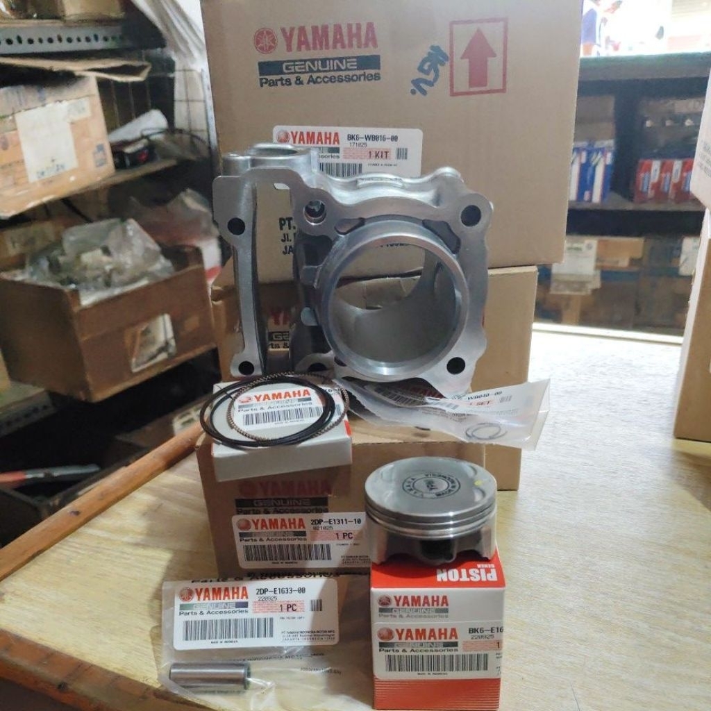 BLOK SEHER  KIT R15 V3, R15 V4, R15M ORIGINAL YAMAHA 100% BK6-WB016-01