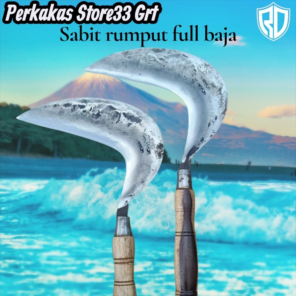 sabit arit rumput baja asli premium  khusus berkebun dan tani padi