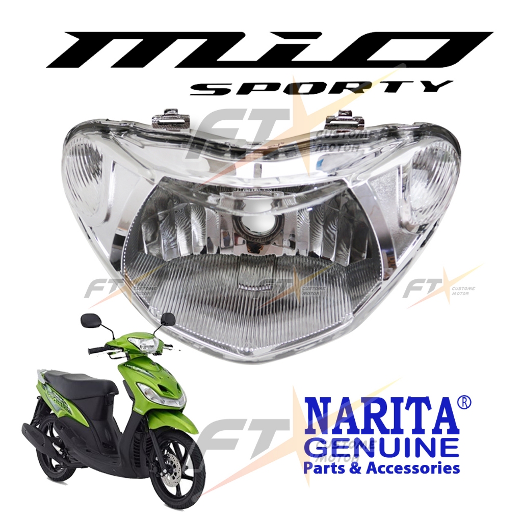 Lampu Depan /Reflektor Mio Smile/Mika Lampu Mio Smile