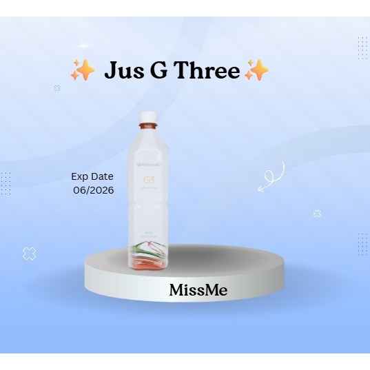 Juice G3 Segar ED 12/2026 Jus g3
