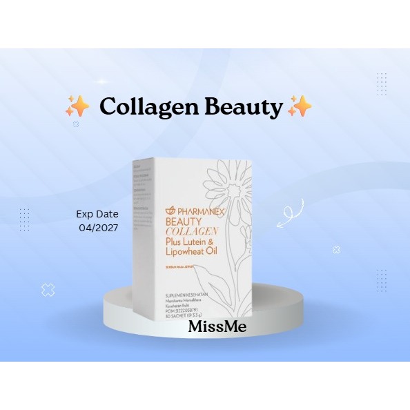 Collagen Beauty Satu Box 30 Sachet Ed 04/2027 Kolagen Lutein