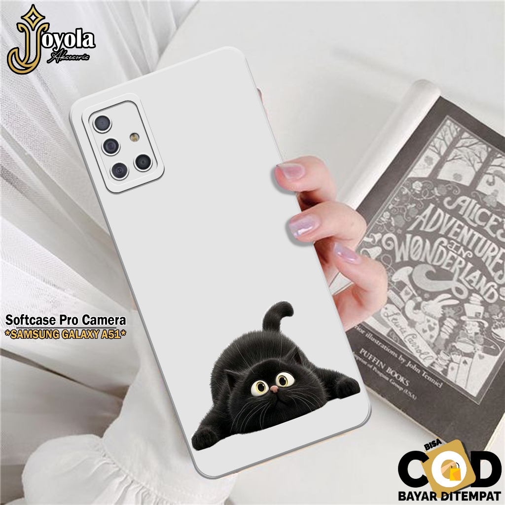 Softcase Samsung Galaxy A51 Terbaru Silikon Pro Camera Fashion Case Kucing Kesing Samsung Galaxy A51