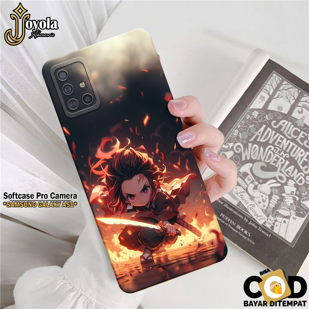 Softcase Samsung Galaxy A51 Terbaru Silikon Pro Camera Fashion Case Anime Kesing Samsung Galaxy A51 