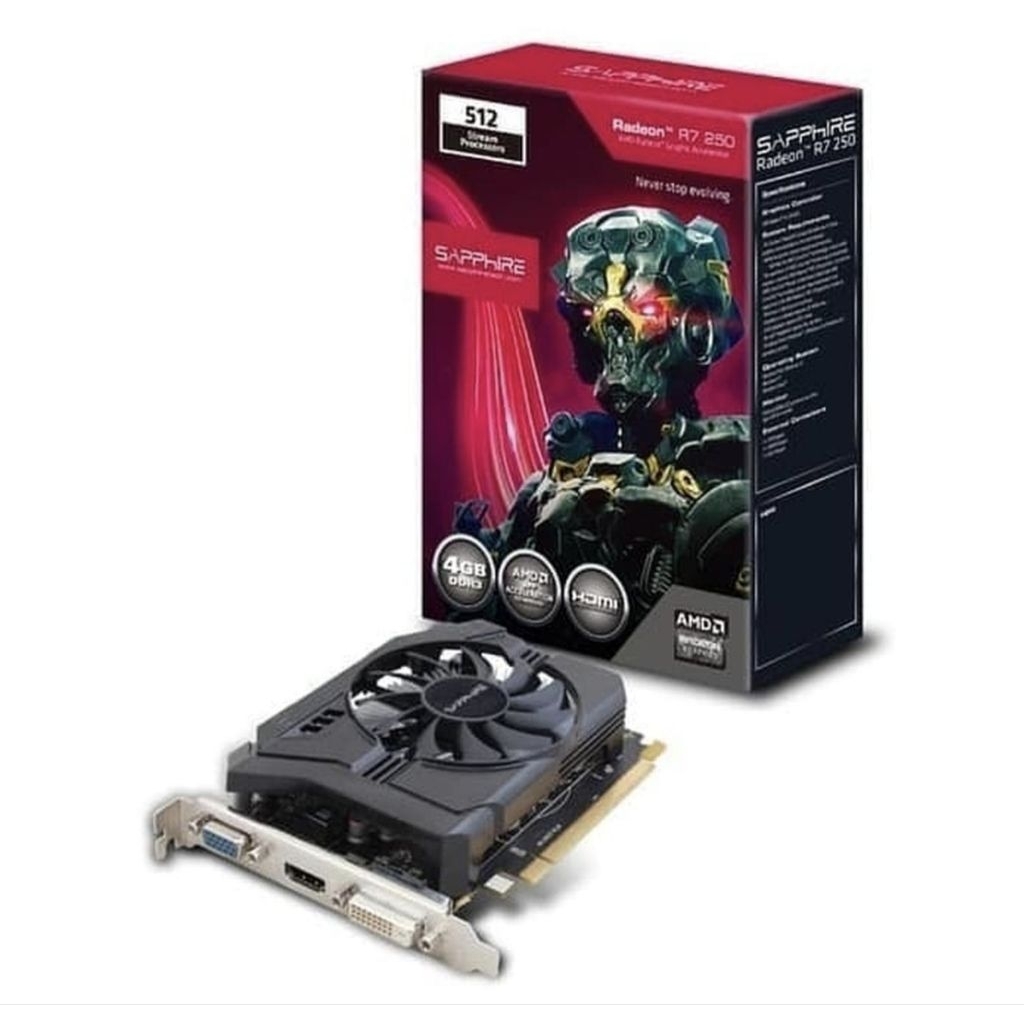 Sapphire radeon VGA R7 250 4GB DDR3