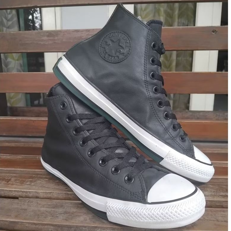 Converse ctas leather black
