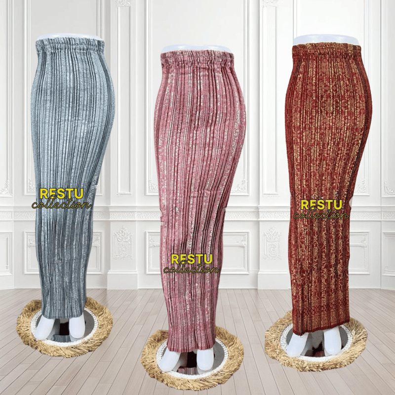 Rok Plisket Songket Motif Premium / Plisket Songket palembang / Plisket Songket Bawahan kebaya