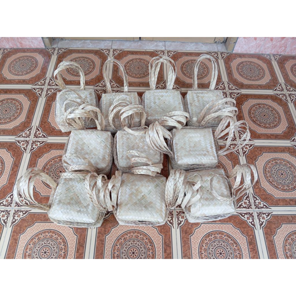 [ Halodul ] Besek Jinjing 25x25 Besek Cangking | besek bambu hampers lebaran