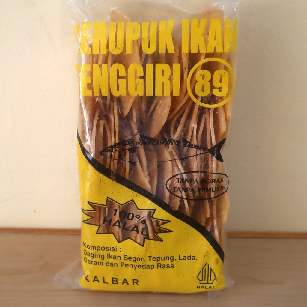 Kerupuk Ikan Tenggiri 89 ±500gr Krupuk Pontianak Kalbar Mentah
