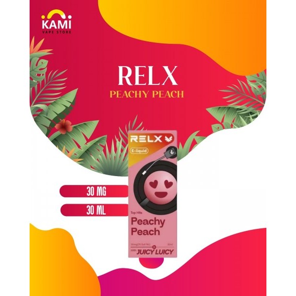 SALT - Relx PEACHY PEACH 30ML 30MG by Relx x Juicy Luicy Liquid Pods