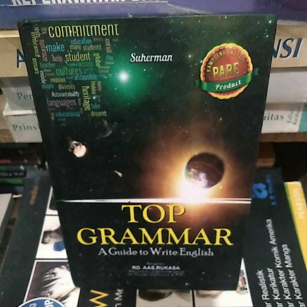 TOP GRAMMAR A Guide to Write English. SUHERMAN. buku bekas yang ori