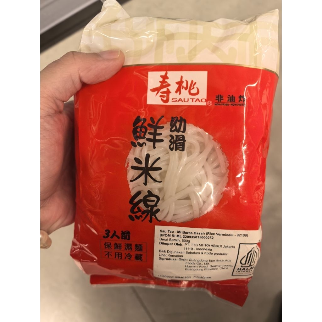 SAU TAO RICE VERMICELLI 92100. MIE BIHUN. BIHUN INSTANT. MIE BERAS BASAH