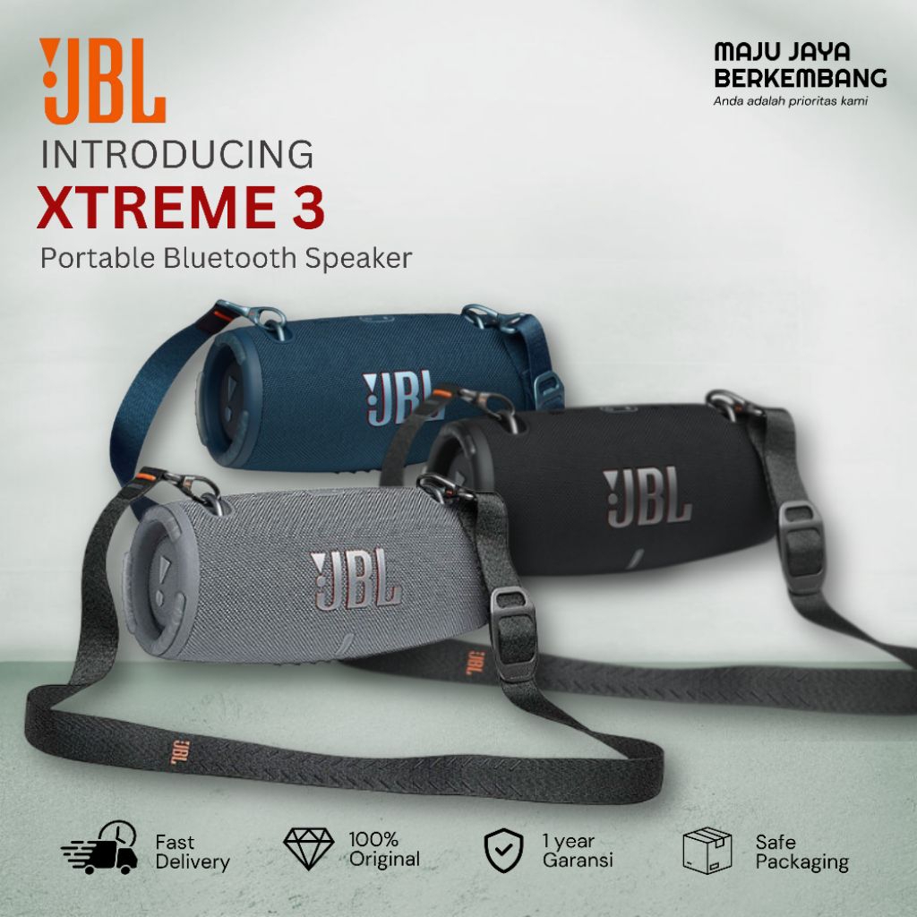 JBL XTREME 3 PORTABLE SPEAKER BLUETOOTH ORIGINAL IMS WARANTY