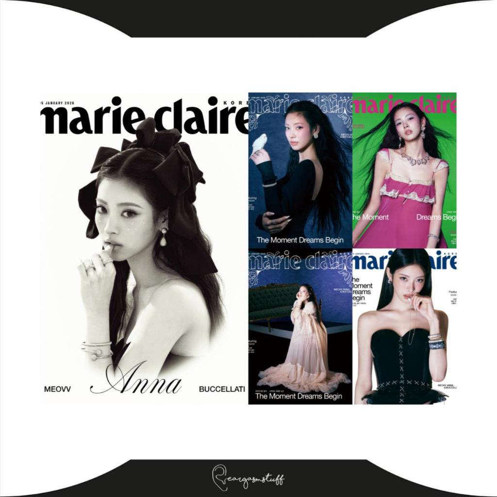 MARIE CLAIRE KOREA MAGAZINE JANUARY 2025 ANNA MEOVV / JEON DOYEON / KIM GOEUN / JAURIM / MINJU ILLIT