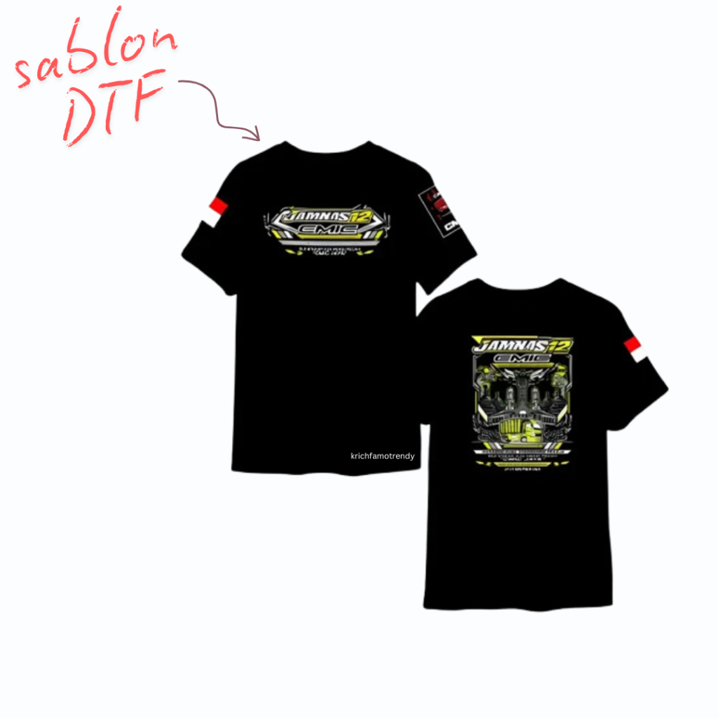 Kaos JAMNAS12 CMIC KAOS Rarasing Rasa Wiwaraning Pradja Siji wadah aja ngasih pecah kaos CMIC JAYA C