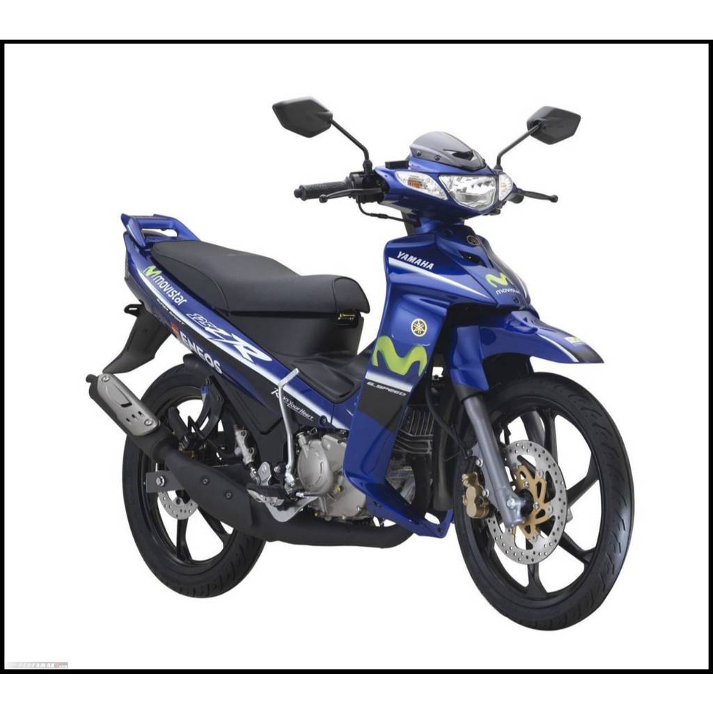 STRIPING STICKER 125ZR BIRU MOVISTAR NON ORIGINAL – SET BODY GRAPHIC