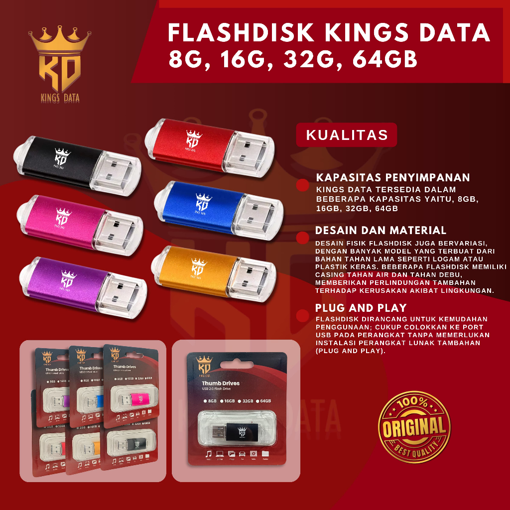 KINGS DATA - Flashdisk 4 GB