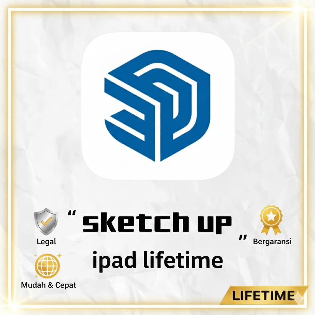 Original lifetime sketch up ios ipad 3D Modeling SketchUp Go lifetime