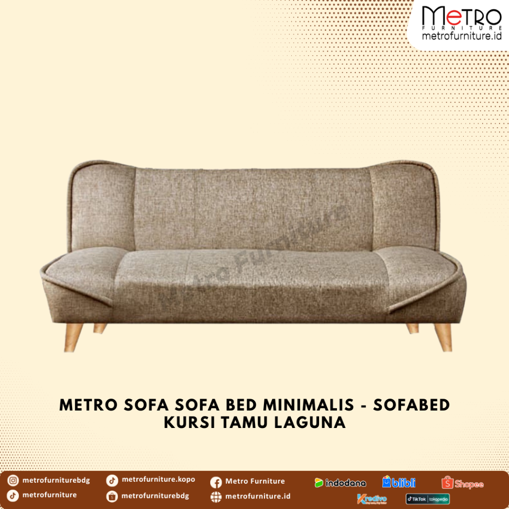 Sofa Bed Minimalis - Sofabed Kursi Tamu Laguna