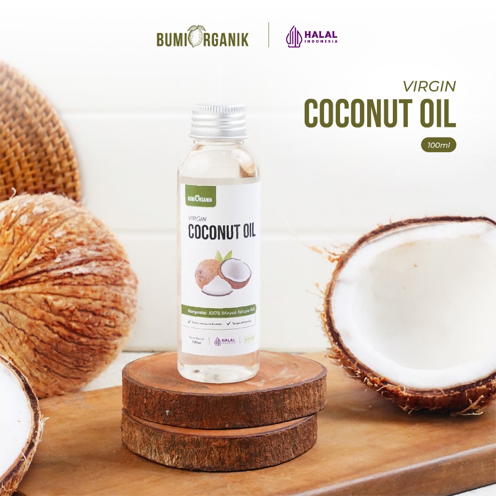 VCO VIRGIN COCONUT OIL 100ML BUMI ORGANIK / EXTRA VIRGIN OLIVE OIL / MINYAK KELAPA ASLI 100% / VCO O