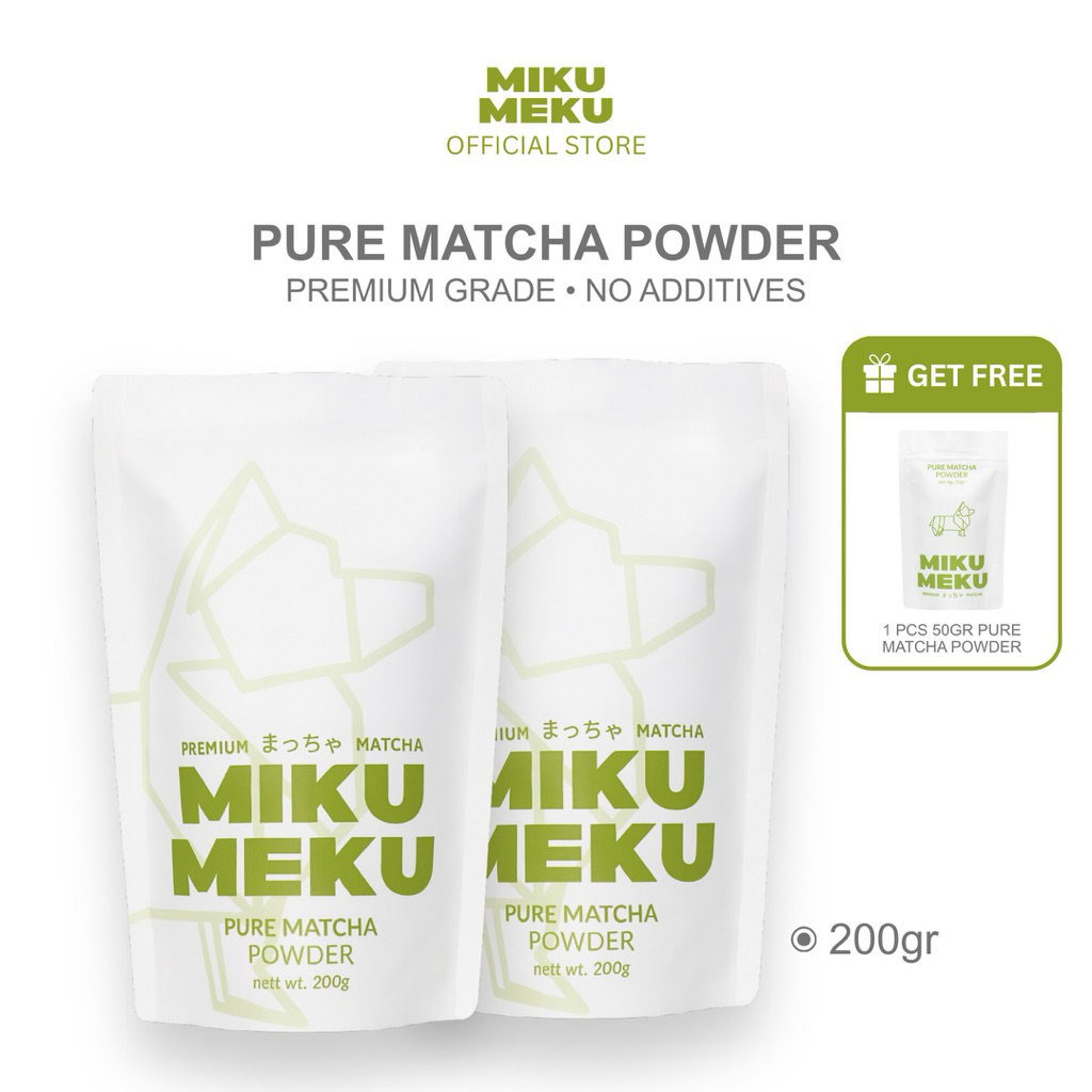 [PROMO 12.12] Pure Matcha Powder 450 gr- 100% Pure Japanese Matcha Powder by Miku Meku