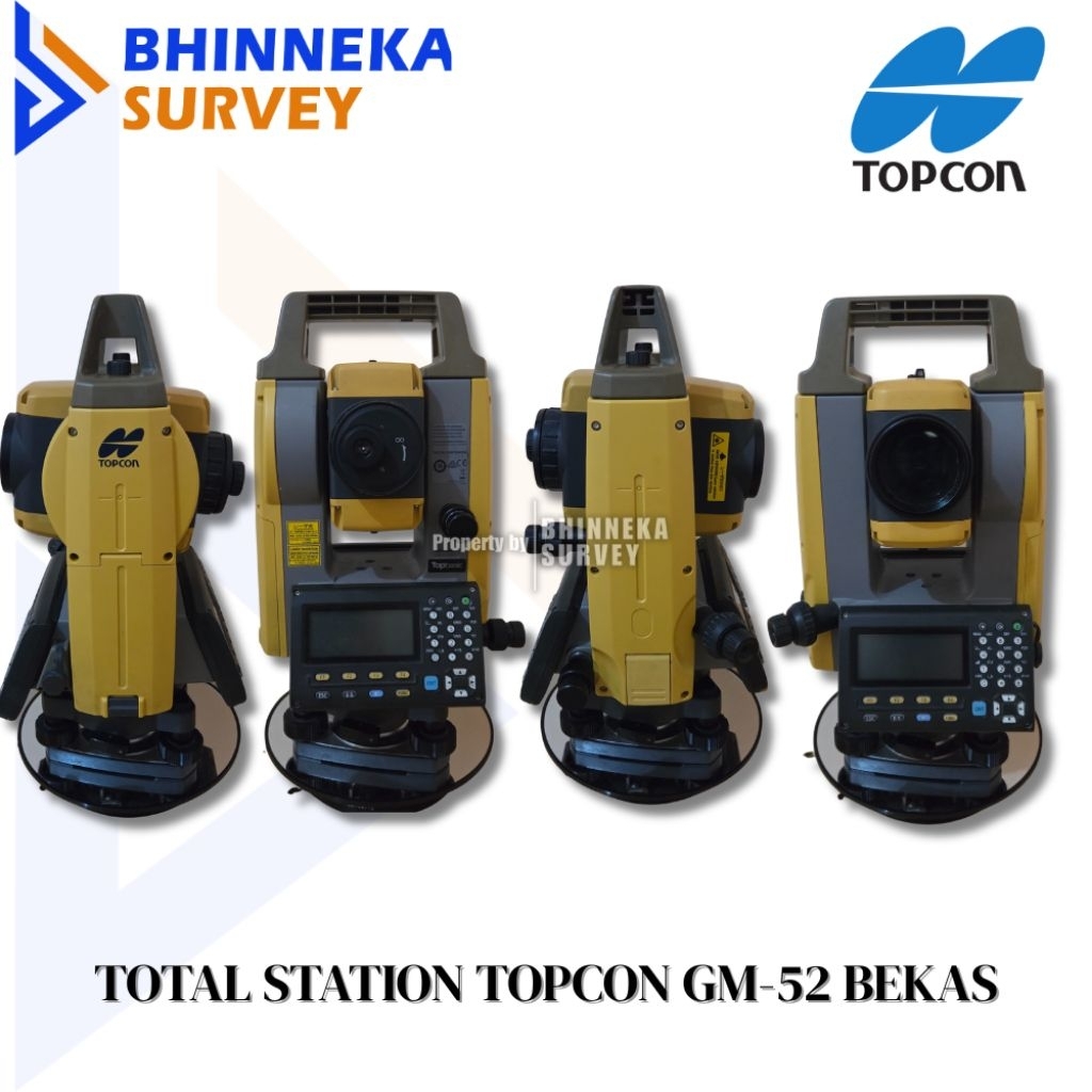 Total Station Topcon GM-52 Bekas / Topcon GM 52 / Topcon GM52