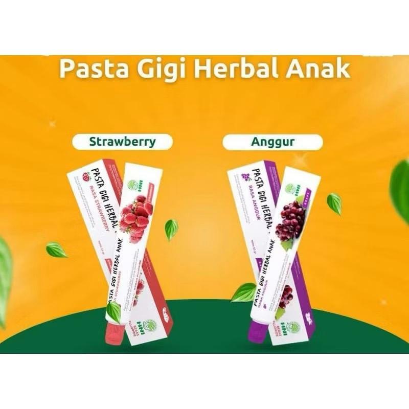 Pasta Gigi Anak HNI HPAI | Pasta Gigi Anak Herbal | Odol Anak Herbal Original Ummahafshah.store