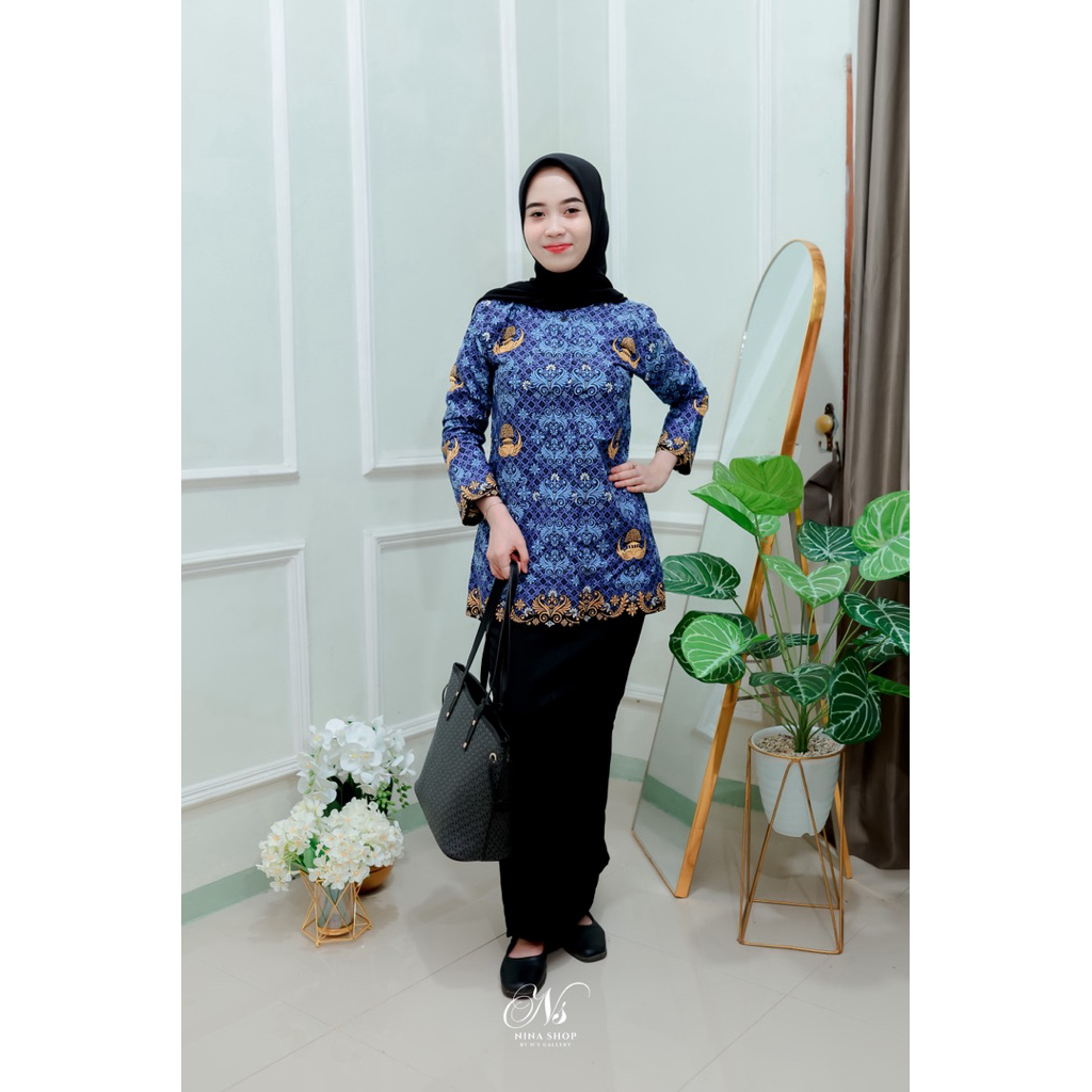 Baju Batik Korpri Wanita, Seragam Batik Resmi Korpri , Batik Korpri, Batik PNS , Batik Guru