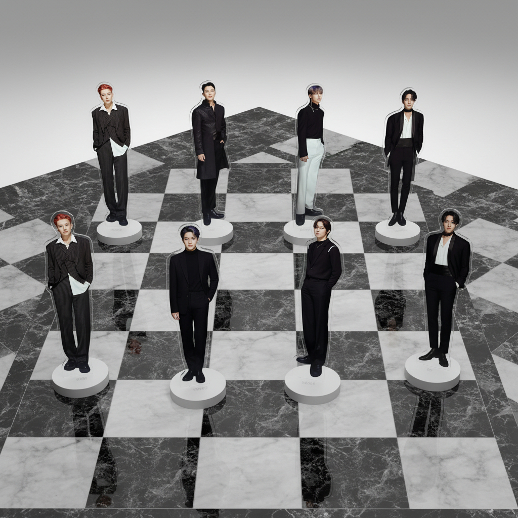 Mini Stand Figure ATEEZ ZERO : FEVER Part.3 Akrilik standee Acrylic kpop set Hongjoong Seonghwa Yunh