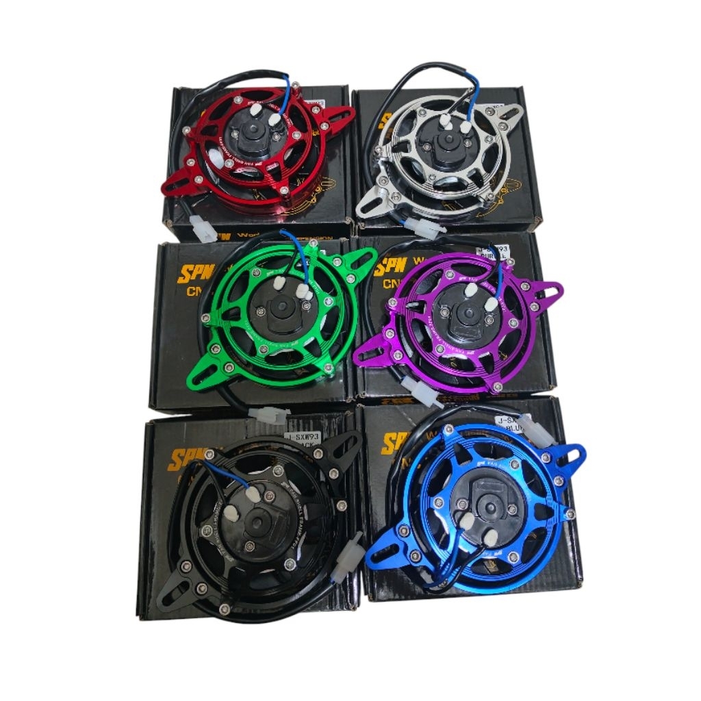 extra fan motor universal pendingin radiator motor universal paket cover radiator kipas universal ex